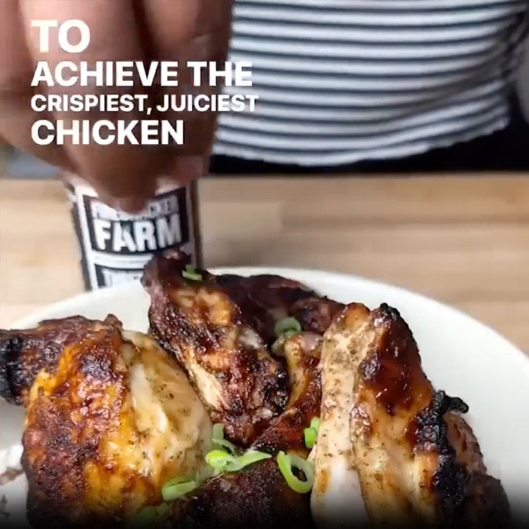 Celebrity Chef and Chopped winner Arthi Sampath makes the juiciest chicken with Firecracker Farm Hot Salt